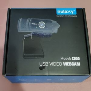 Nulaxy C900 Webcam with Microphone & Privacy Cover